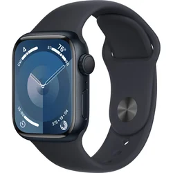 Apple Watch Series 9 41 mm Dark Ink Aluminium so športovým remienkom Dark Ink - S/M