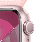 Apple Watch Series 9 41 mm ružový hliník so svetloružovým športovým remienkom