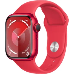 Apple Watch Series 9 41mm Cellular PRODUCT(RED) Červený hliník s PRODUCT(RED) Športový remienok - M/L