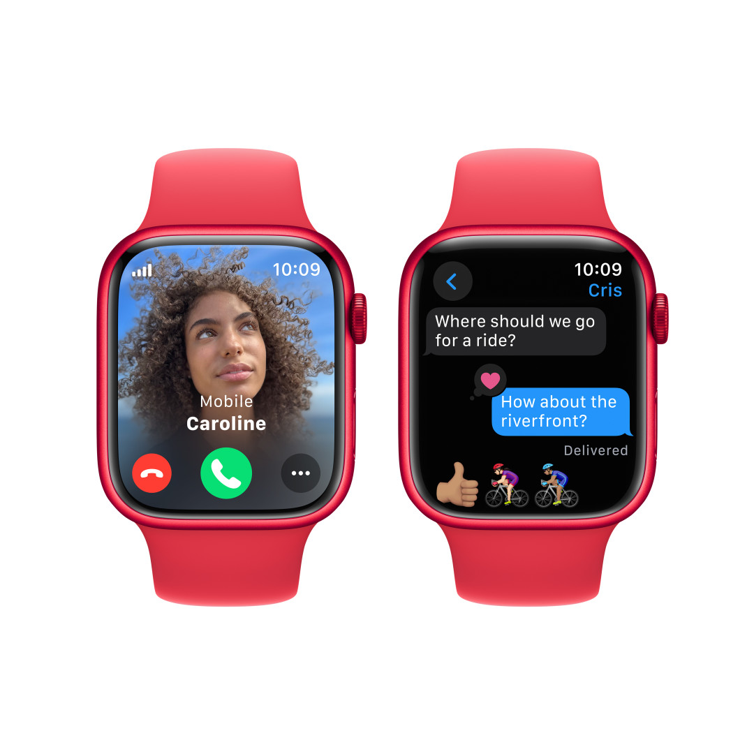 Apple Watch Series 9 45mm Cellular PRODUCT(RED) Červený hliník s PRODUCT(RED) sportovním řemínkem - M/L