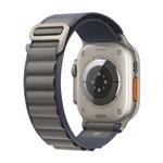 Apple Watch Ultra 2 49mm titanové pouzdro s modrým alpským tahem - Large