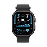 Apple Watch Ultra 2 GPS + Cellular 49 mm čierne titánové puzdro s čiernym oceánskym remienkom (MX4P3CS/A)