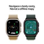 Apple Watch Ultra 2 GPS + Cellular 49 mm puzdro z prírodného titánu s námorníckym oceánskym remienkom (MX4D3CS/A)