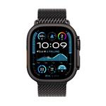 Apple Watch Ultra 2 GPS + Cellular 49mm Black Titanium Case with Black Titanium Milanese Loop - S (MX4W3CS/A)