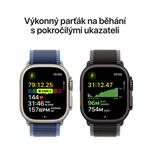 Apple Watch Ultra 3 GPS + Cellular 49 mm čierne titánové puzdro s čiernou titánovou milánskou slučkou - Veľké