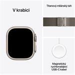 Apple Watch Ultra 3 GPS + Cellular 49 mm Titanium + Titanium Mil Loop - Malé