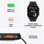 Apple Watch Ultra 3 GPS + Cellular 49mm Titanium Black Titanium Milanese - S