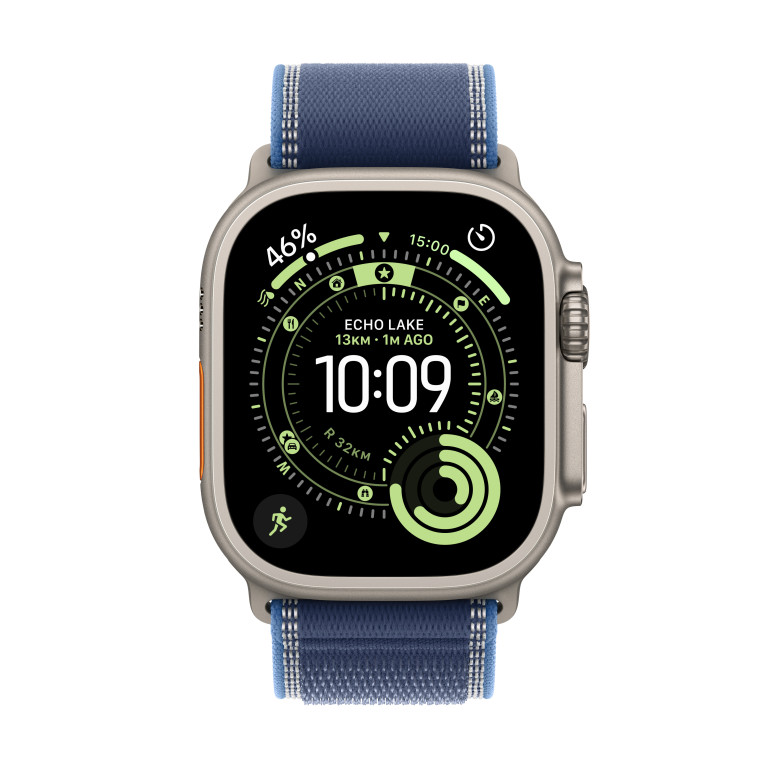 Apple Watch Ultra 3 GPS + Cellular 49mm Titanium + Blue/Bright Blue - S/M
