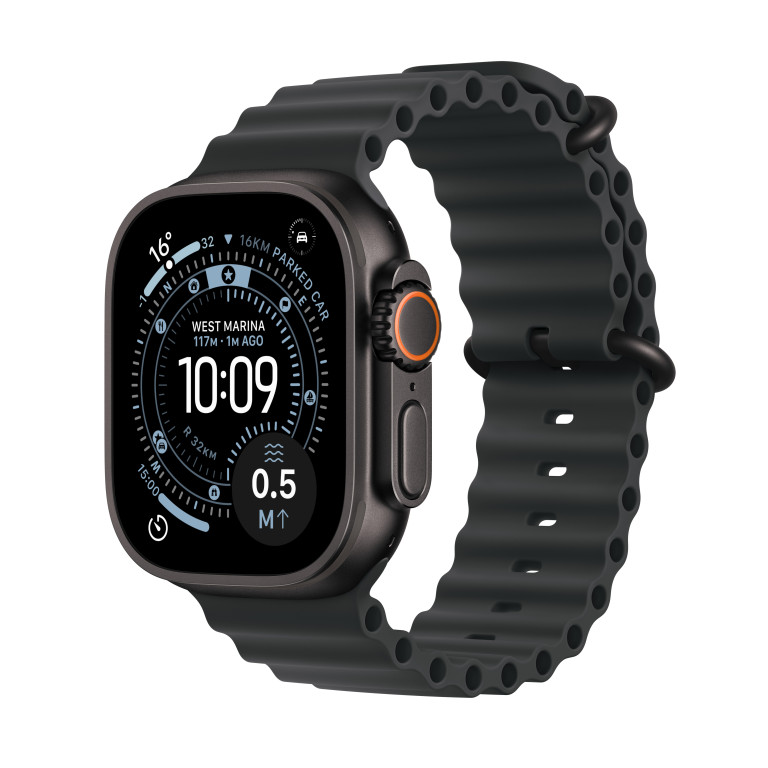 Apple Watch Ultra 3 GPS + Cellular 49mm Titanium Case Black Ocean Band