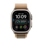 Apple Watch Ultra 4 GPS + Cellular 49 mm, puzdro z prírodného titánu s remienkom Desert Alpine Loop – S