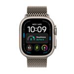 Apple Watch Ultra 4 GPS + Cellular 49 mm s puzdrom z prírodného titánu a milánskym remienkom z prírodného titánu – M