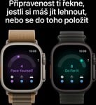 Apple Watch Ultra 4 GPS + Cellular 49mm Black Titanium Case with Burgundy Trail Loop - S/M