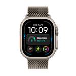 Apple Watch Ultra 4 GPS + Cellular 49mm Natural Titanium Case with Natural Titanium Milanese Loop - M