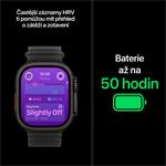 Apple Watch Ultra 4 GPS + Cellular 49mm Natural Titanium Case with Sand Trail Loop - M/L