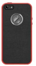 APROLINK iPhone 5/s Yum Macaron Case, Black-Red