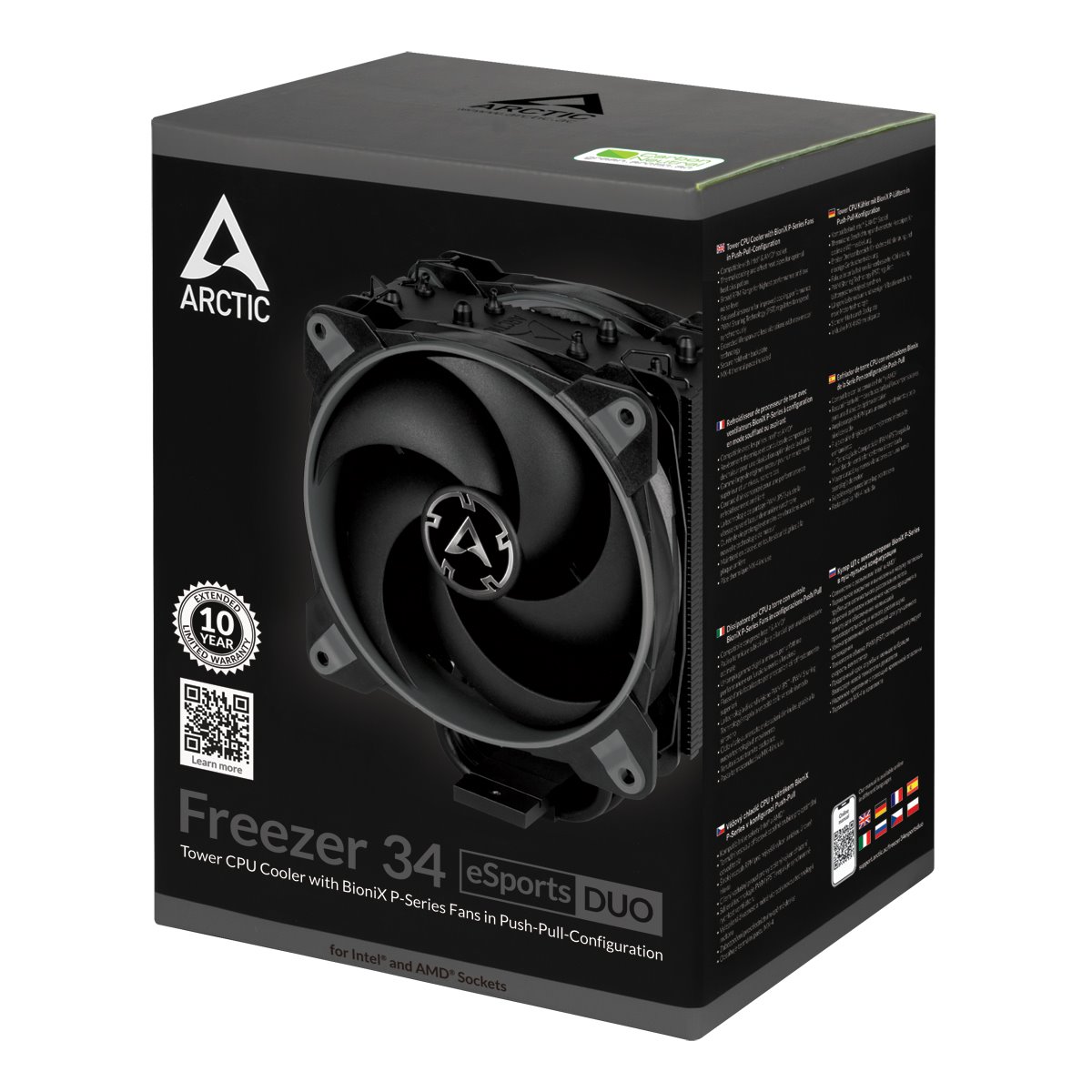 ARCTIC Freezer 34 eSports DUO (Grey), sivá ACFRE00075A