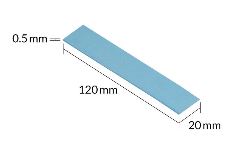 ARCTIC teplovodivá podložka - TP-3 120 x 20 x 0,5 / 4 pack