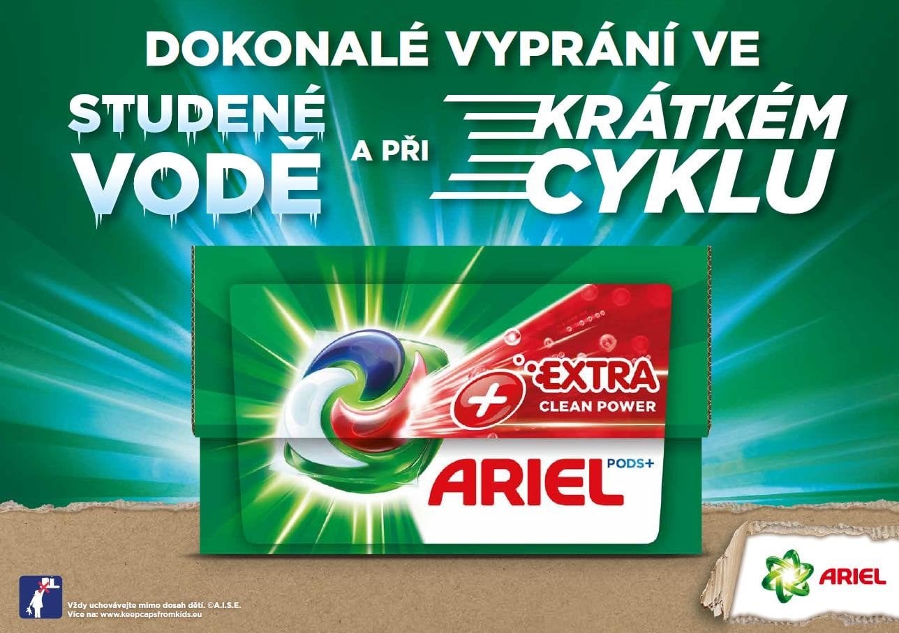 Ariel Gelové kapsle na praní Color, 63 ks