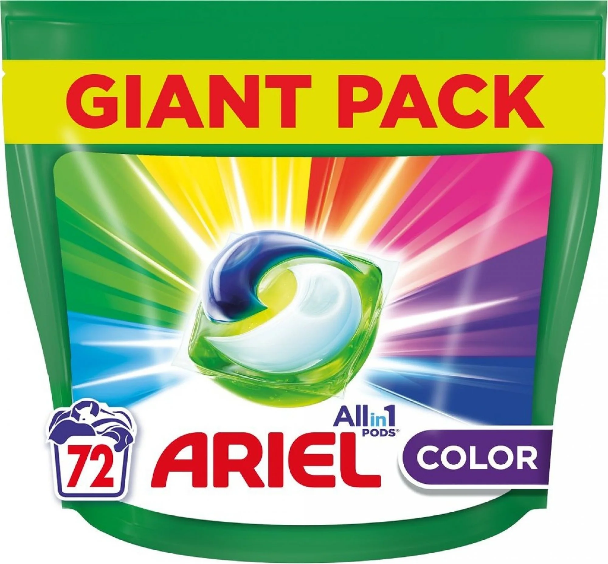 Ariel pracie gélové kapsuly Color, 72 ks
