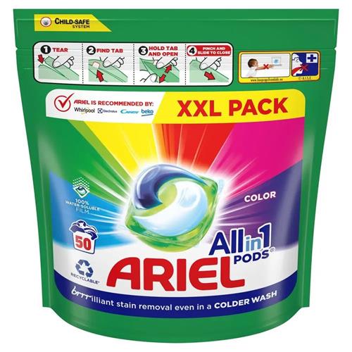 Ariel pracie gélové kapsuly Farba 50ks