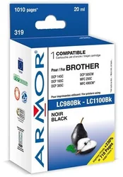 ARMOR cartridge pro BROTHER DCP 145/6690 Black (LC980/LC1100BK) - alternativní
