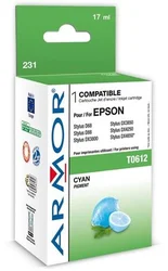 ARMOR cartridge pro EPSON Stylus D68/D88/DX3800/DX4800 Cyan (T061240) - alternativní