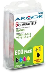 ARMOR cartridge pro Epson Stylus D78 2BK+1C+1M+1Y, multipack, komp. s T071x - alternativní
