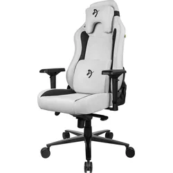 AROZZI herní židle VERNAZZA Supersoft Fabric Light Grey/ světle šedá