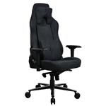 AROZZI herní židle VERNAZZA Supersoft Pure Black/ látkový povrch/ černá