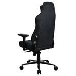 AROZZI herní židle VERNAZZA Supersoft Pure Black/ látkový povrch/ černá