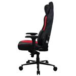 AROZZI herní židle VERNAZZA Supersoft Red/ látkový povrch/ černočervená