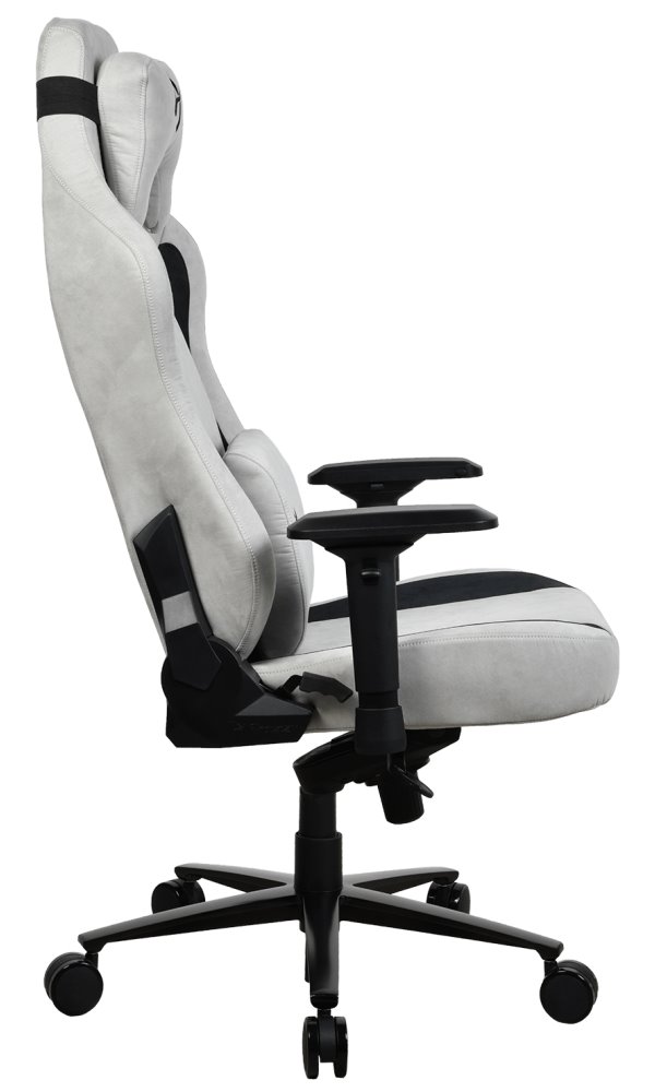 Arozzi VERNAZZA XL Supersoft Light Grey, textilný povrch, svetlo sivá