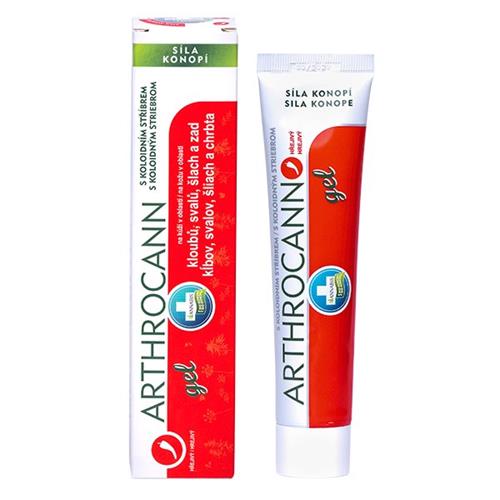 ARTHROCANN Hrejivý konopný masážny gél s kapsaicínom 75ml