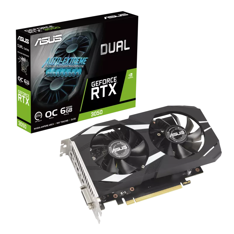 ASUS Dual GeForce RTX 3050 OC 6GB GDDR6