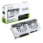 ASUS Dual GeForce RTX 4070 SUPER White Edition 12GB GDDR6X