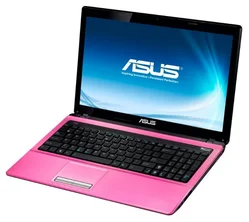 ASUS K53E 15,6" Core i3-2310M,4GB,500GB,DVD±RW,WiFi,BT,CAM,W7HP-64bit - růžový