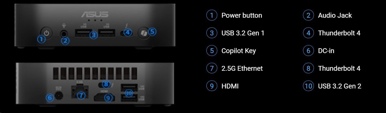 ASUS NUC 14 Pro AI RNUC14LNKU9094N2
