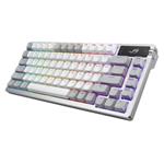 ASUS ROG AZOTH Moonlight White, mechanický, Bluetooth, USA, biely