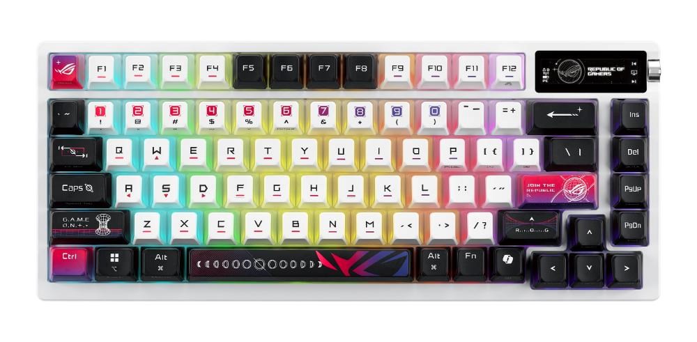ASUS ROG Azoth X, USA, biela