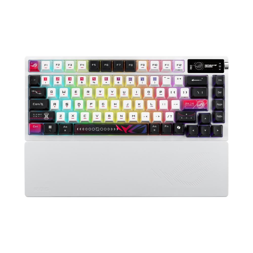 ASUS ROG Azoth X, USA, biela
