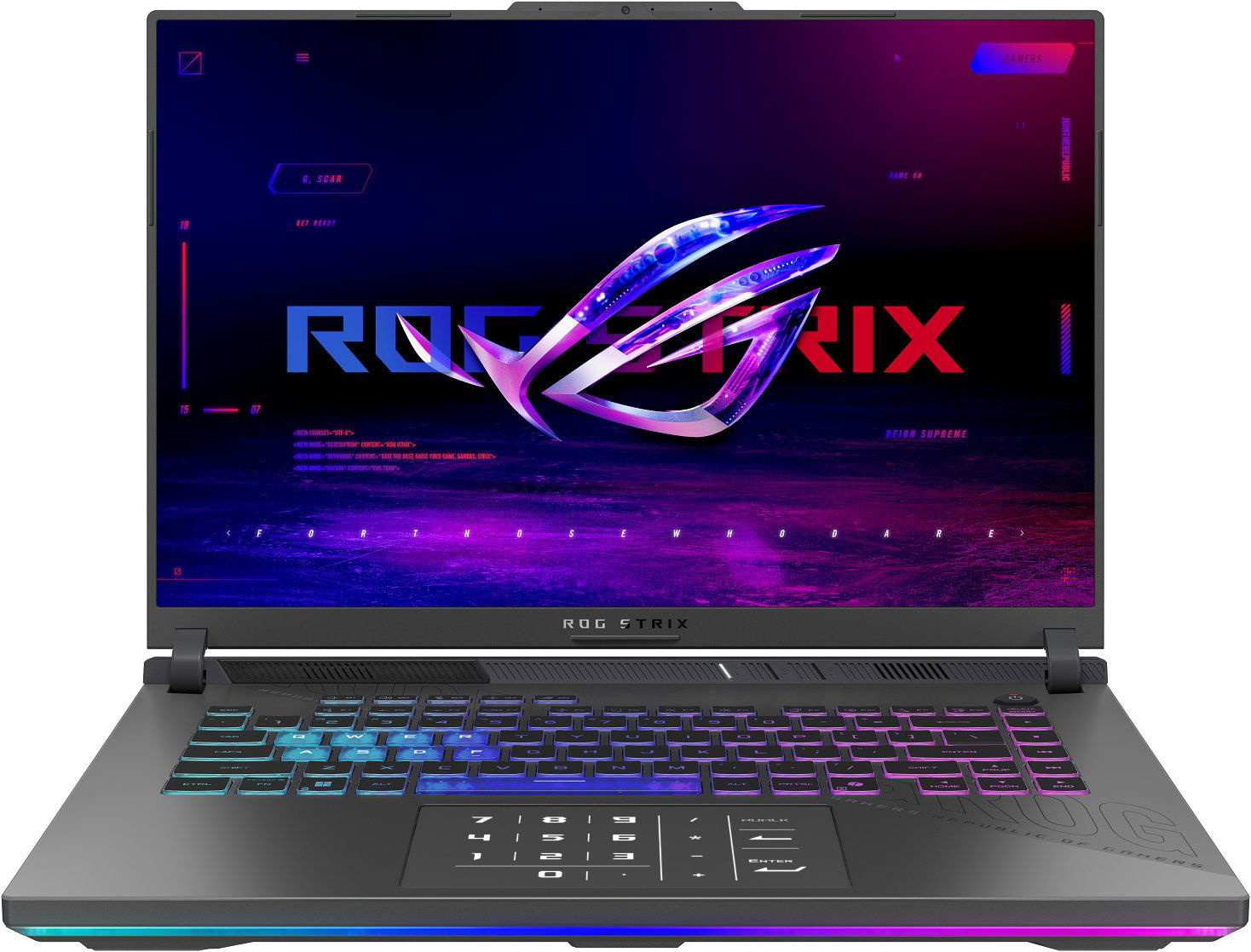 ASUS ROG Strix G16 G614PR-RV031 Eclipse Gray kovový