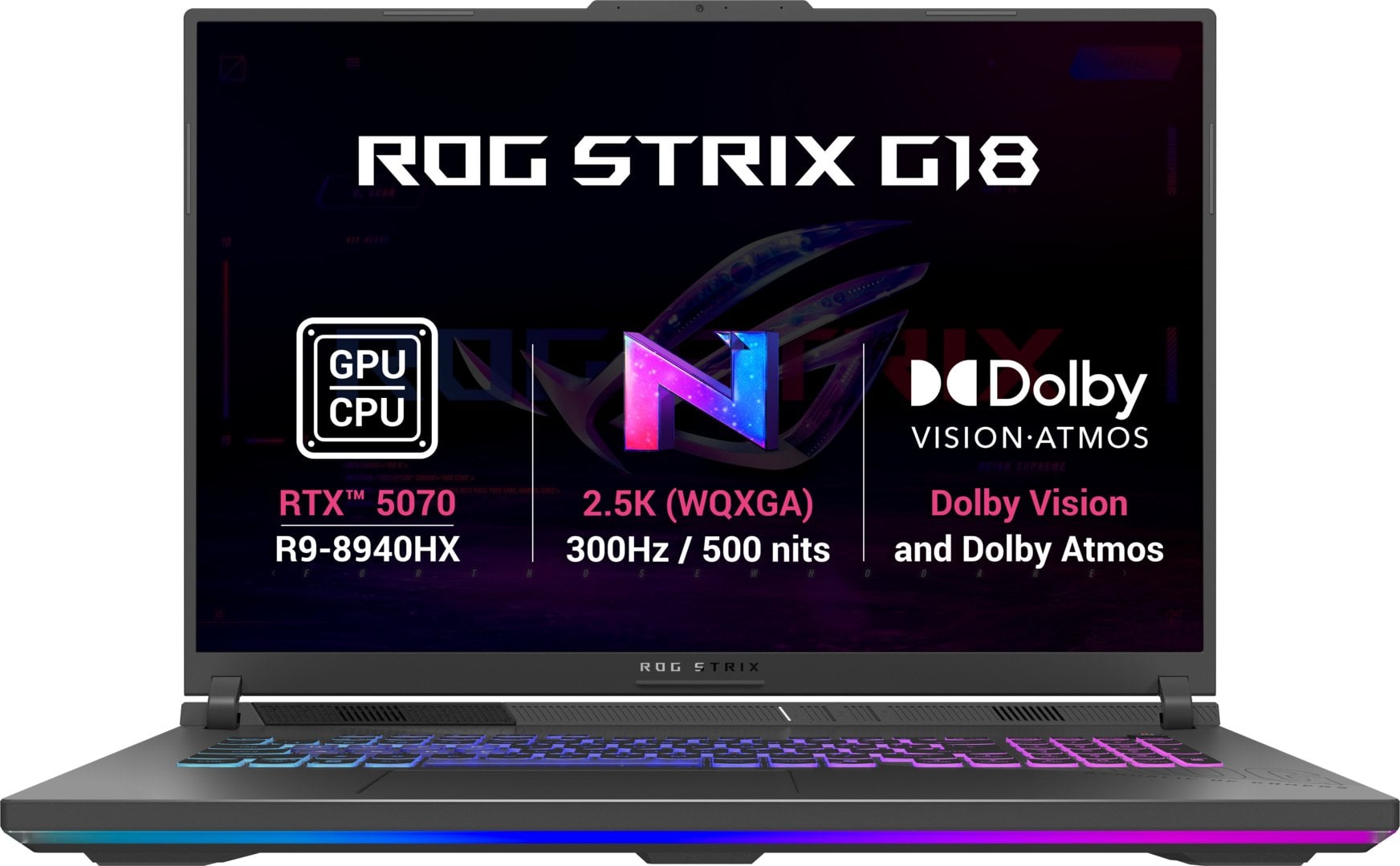 ASUS ROG Strix G18 G814PP-TT074WZ Eclipse Gray (bez adaptéru)