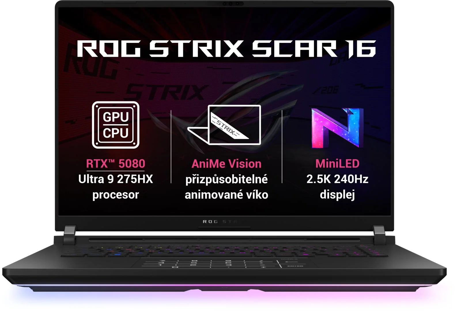 ASUS ROG Strix SCAR 16 G635LW-NEBULA031X Off Black