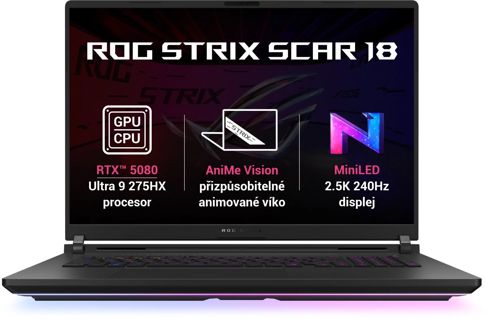 ASUS ROG Strix SCAR 18 G835LW-NEBULA029X Off Black