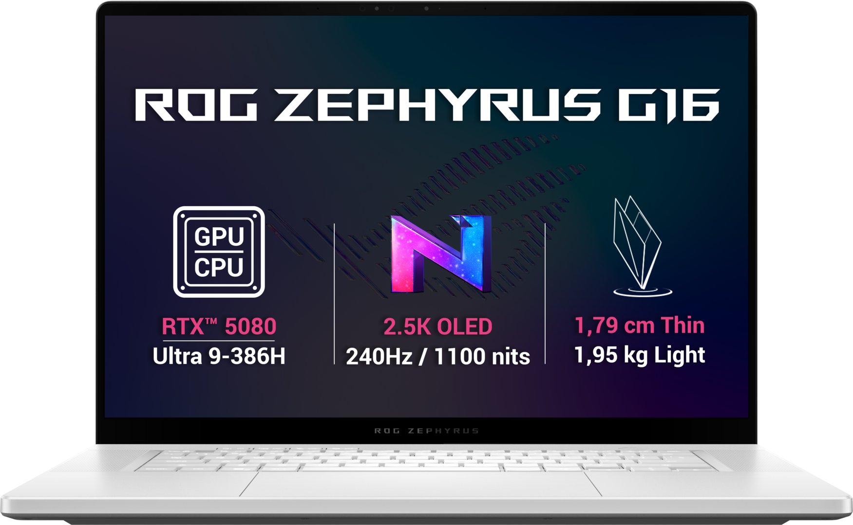 ASUS ROG Zephyrus G16 GU606AW-TB010WZ Platinum White