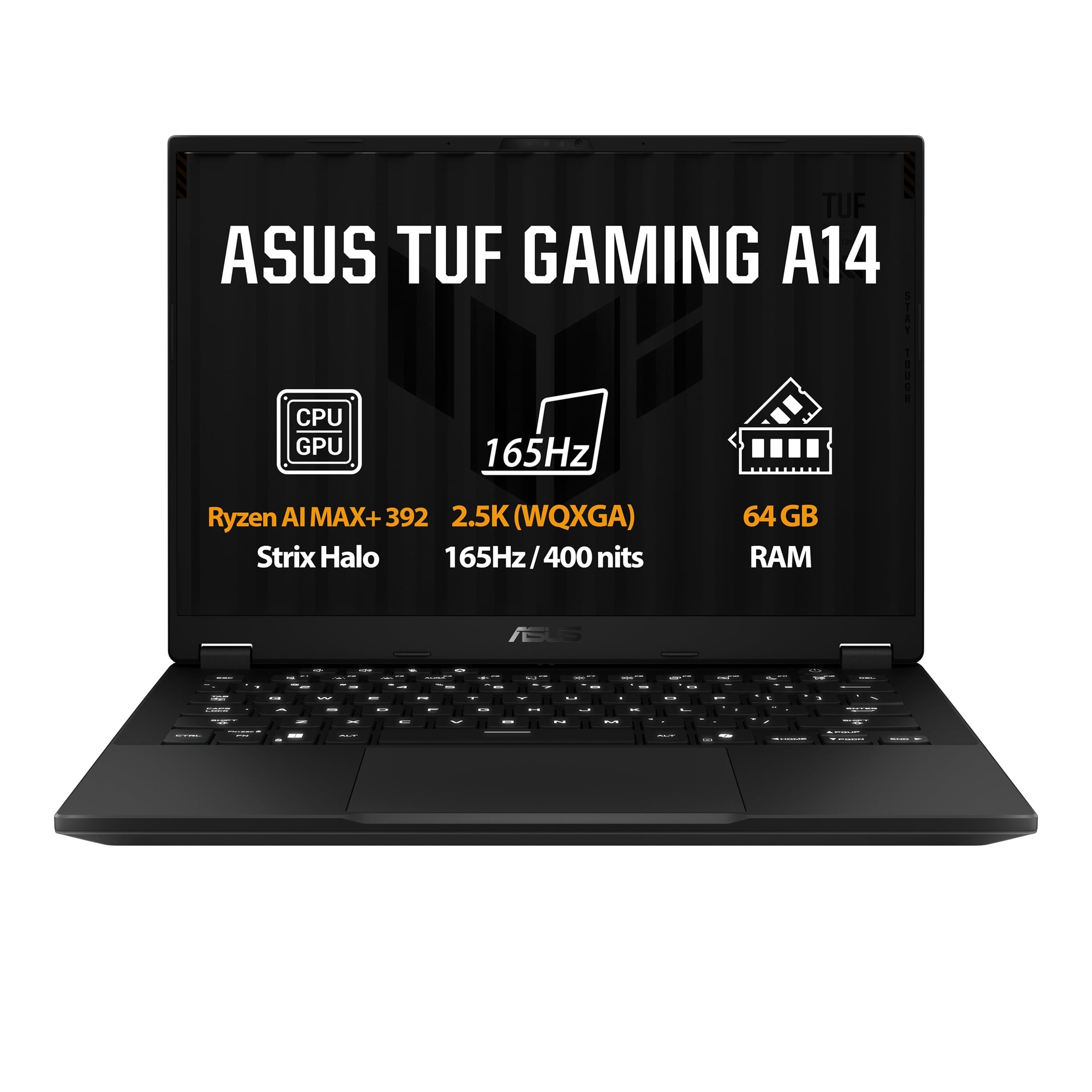 ASUS TUF Gaming A14 FA401EA-RG062WZ Jaeger Gray (bez adaptéru)