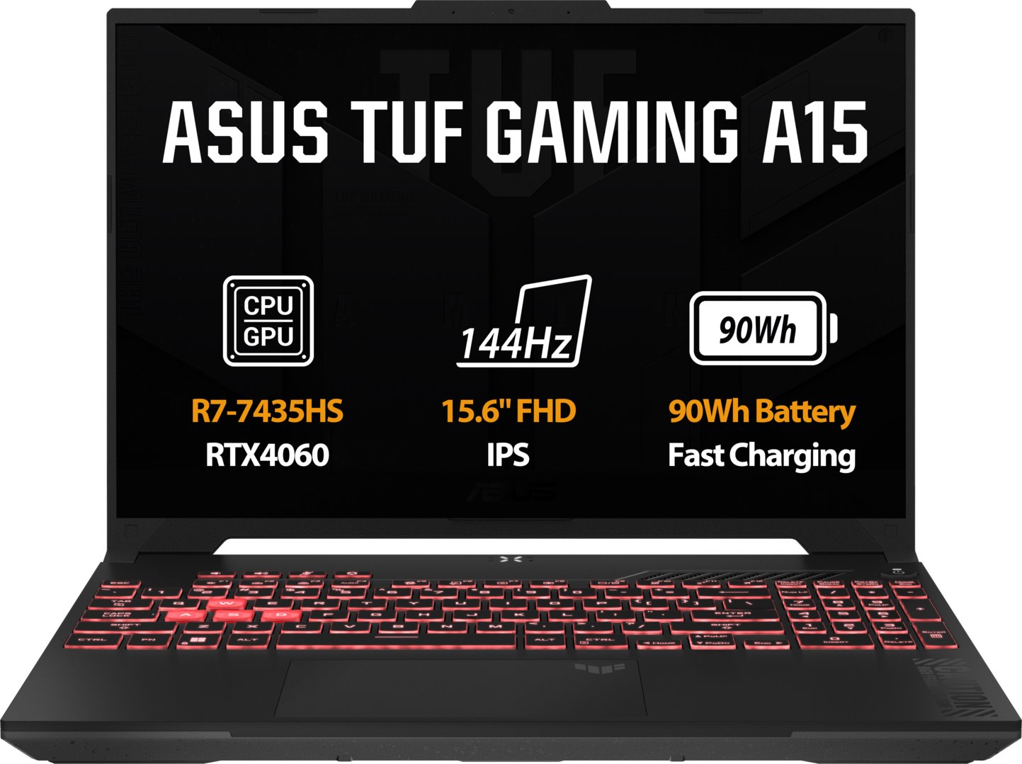 ASUS TUF Gaming A15 FA507NVR-LP148W Mecha Gray kovový
