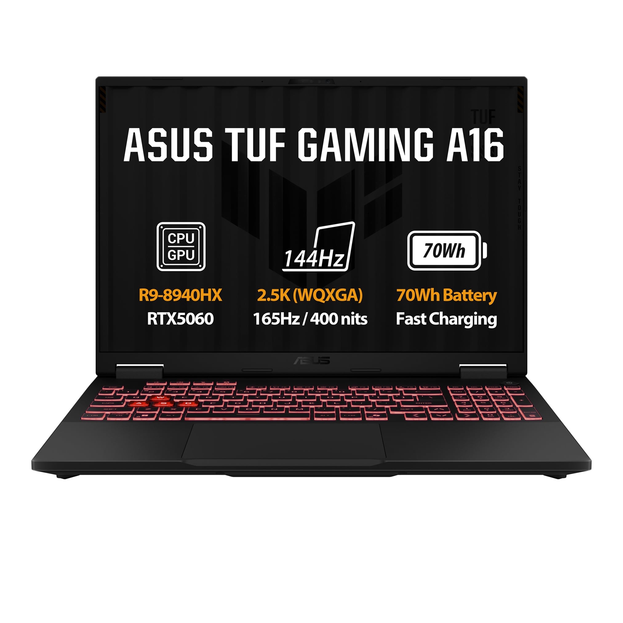 ASUS TUF Gaming A16 FA608PM-QT140WZ Jaeger Gray (bez adaptéru)
