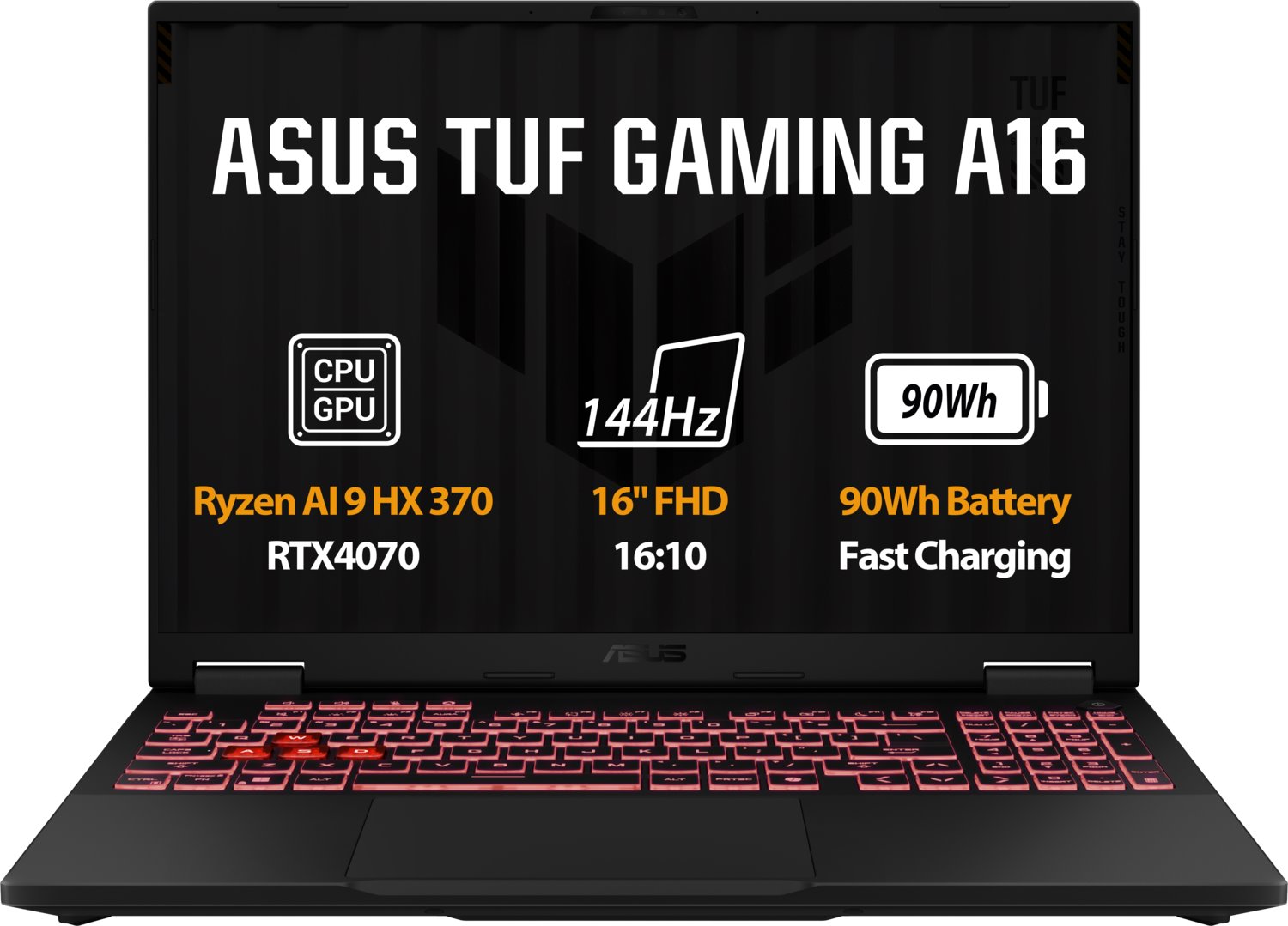 ASUS TUF Gaming A16 FA608WI-RL014W Jaeger Gray Metallic