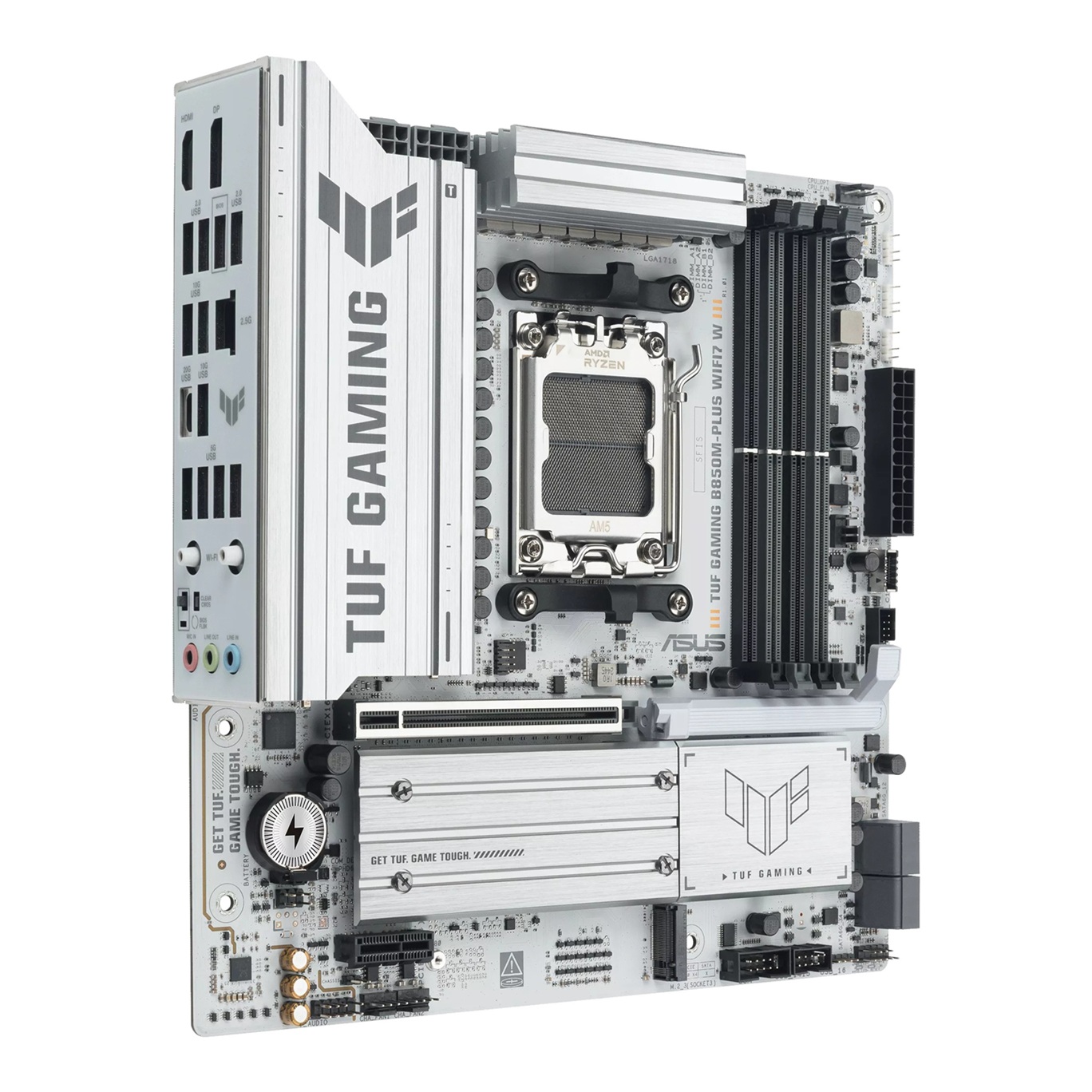 ASUS TUF GAMING B850M-PLUS WIFI7 WHITE